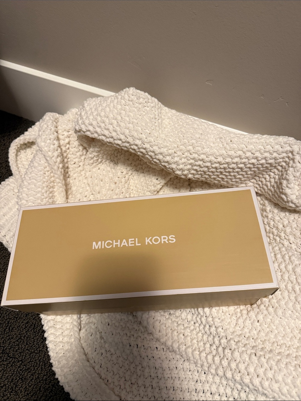 Michael Kors Black Sparkle MK Slide Sandals - Picture 4 of 4